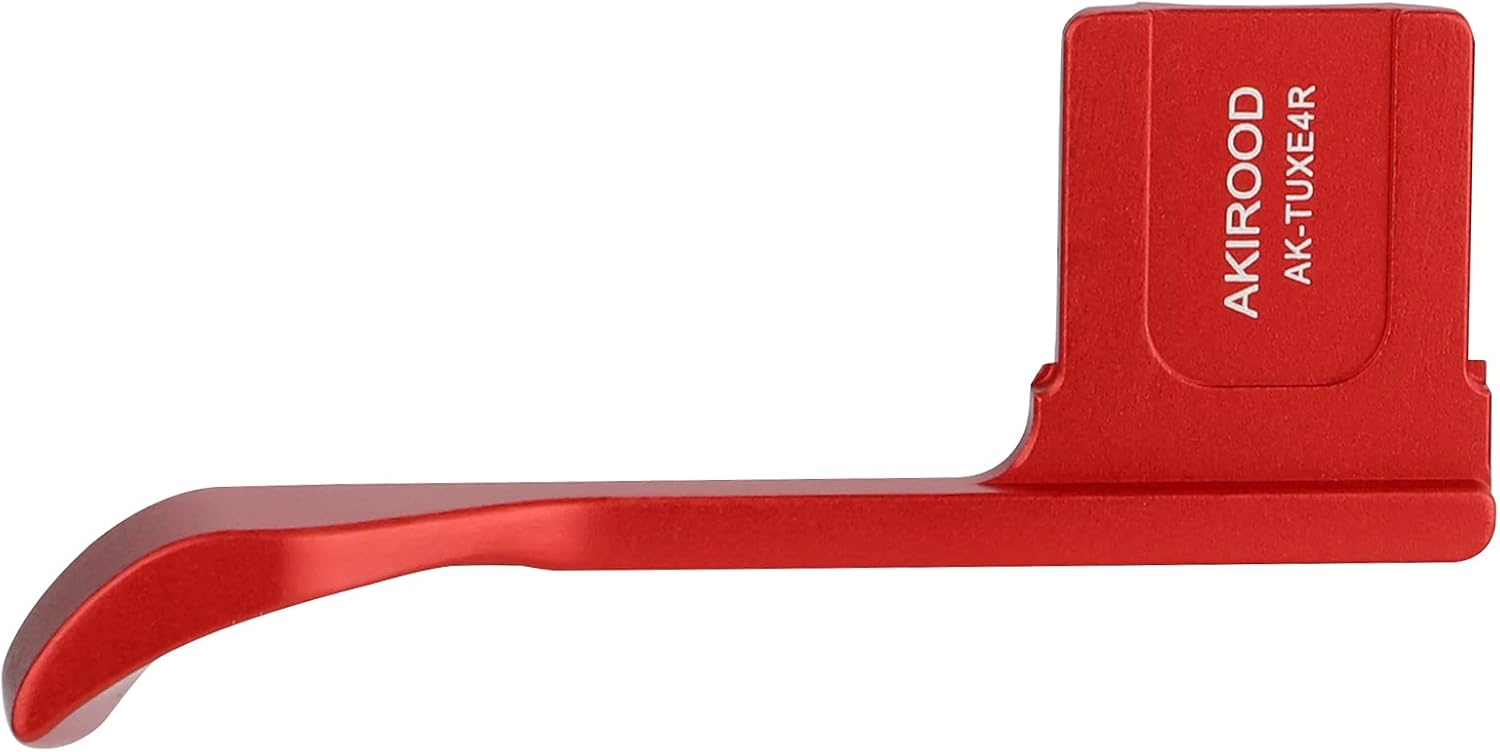 Thumb Up Rest Hand Grip for Fuji Fujifilm X-E4 XE4 Camera Metal Hot Shoe Support -Red - Image 4
