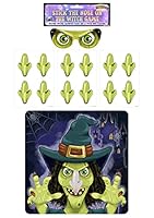 Henbrandt Halloween-Partyspiel „Steck der Hexe die Nase auf“