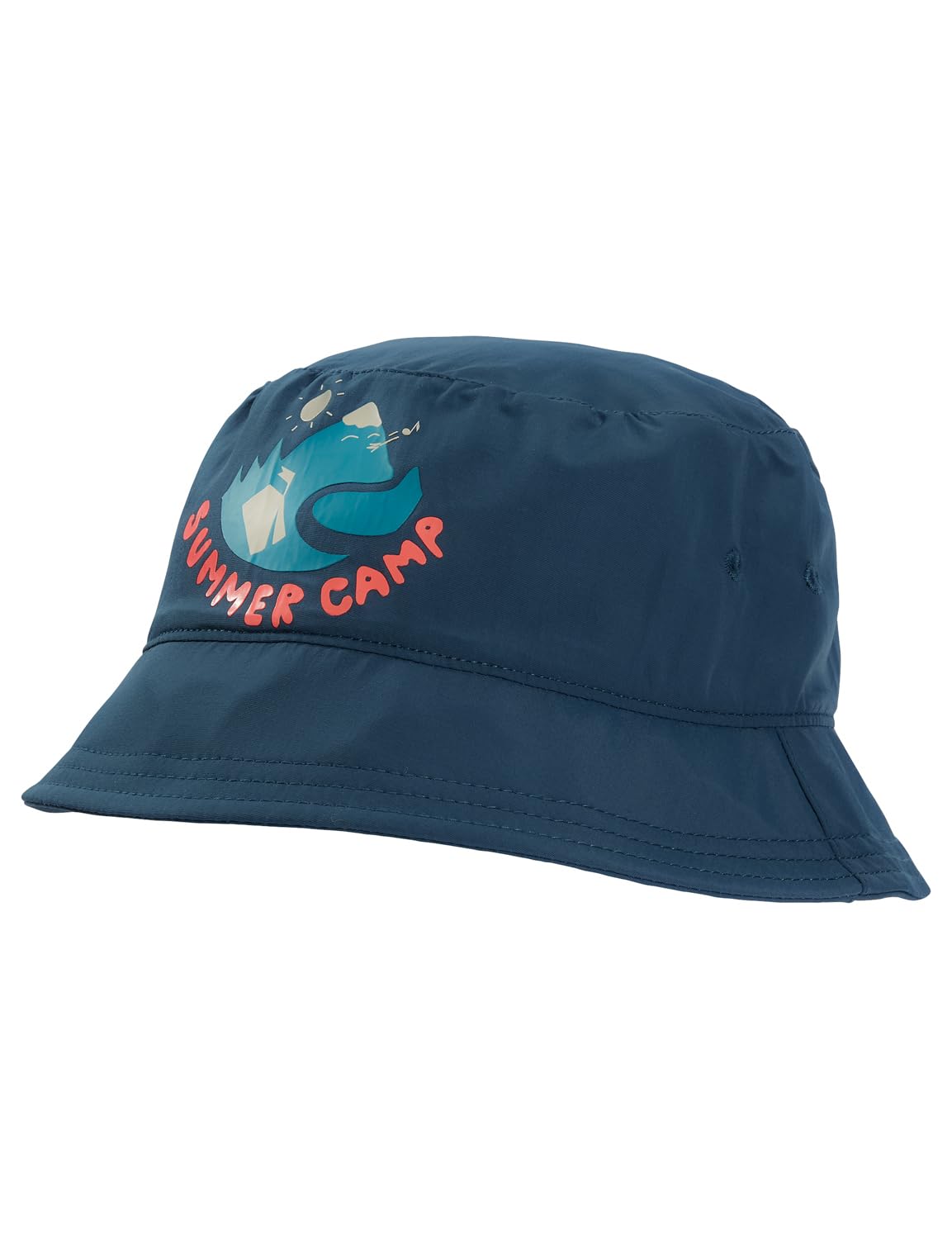 Jack Wolfskin Unisex Kids at Home Bucket HAT K Sun Hat, Dark Sea, S, Dark Sea, Small
