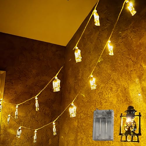 Guirlande lumineuse en métal sans prise pour décorer facilement vos meubles et étagères