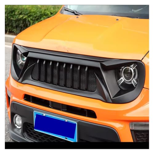 Accessoires réglage extérieur calandres carbone noir mat Jeep Renegade
