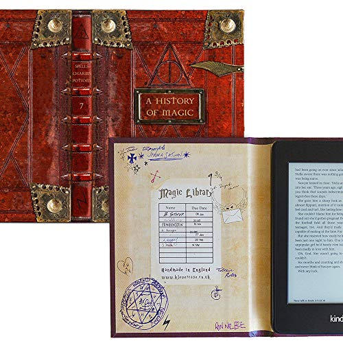 KleverCase Harry Potter Themed Book of Spells Book Cover for Kindle Paperwhite and Kindle eReaders