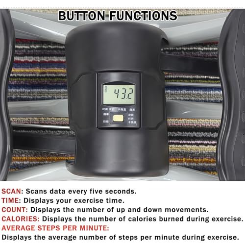 Stepper compact avec affichage numérique pour cardio à la maison