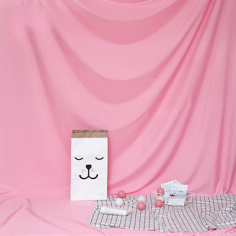 Fond de studio photo rose 3x5m anti-reflets pour éliminer les retouches