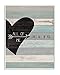 Stupell Home Décor All of Me Loves All Of You Distressed Heart Wall Plaque Art, 10 x 0.5 x 15, Proudly Made in USA