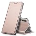 Produktbild Conie EF10865 Electroplated Flip Case Kompatibel mit Huawei P20, PU Leder Hülle Flip Wallet Cover Kartenfächer Standfunktion Magnetisch für P20 Etui Rosegold