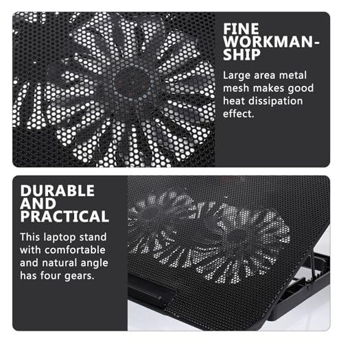 Base enfriadora para laptop Happyyami con ventilador USB miniatura 3