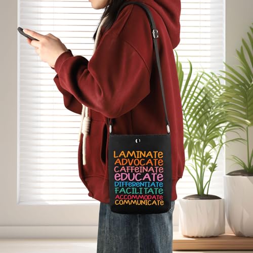 KEYCHIN Special Education Teacher Crossbody Bag Sped Teacher Gifts Autism Teacher Gifts Special Education Shoulder Bag3
