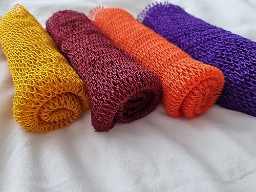 Éponge en filet africaine pour gommage corporel et douche quotidienne