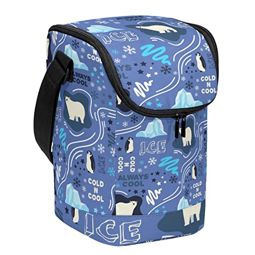 Lonchera para el almuerzo hermética y resistente con estampado animal 2