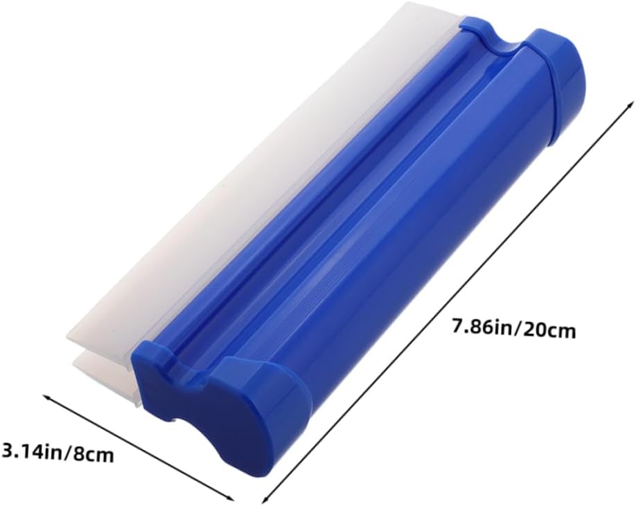 2Pcs Car Water Scraper Tool Lightweight Shower Squeegee with Dual Row Blades for Glass Cleaning Portable Car Detailing and Household Use for Improved Visibility