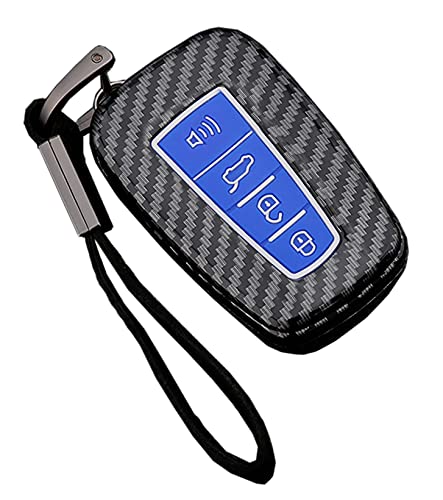 Coque de clé pour RAV4 C-HR au style dynamique bleu carbone