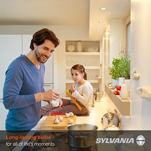 Image of Sylvania BR30 LED Flood Light Bulb, 100W = 17W, Dimmable, 10 Year, Medium Base, 1450 Lumens, 2700K, Soft White - 4 Pack (40070)