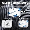 Safe Entry Sensors Replacement Adhesive Strips for SimpliSafe – Pre-Cut Replacement Tape for Sensors & Magnets | No Cutting Needed, Residue-Free Removal | Pack of 10 Sensor Pads & 10 Magnetic Pads