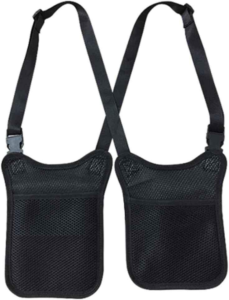 Concealed Storage Bag Holster Men's Left Right Nylon Shoulder Bag Anti-Theft Bag Chest Bag Wrist Strap
