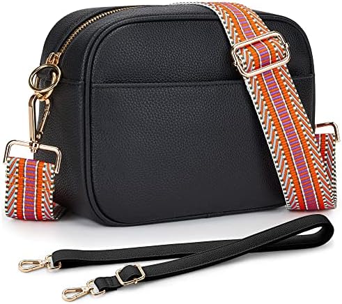 KALIDI Cross Body Bag for Women Ladies,Casual Shoulder Bag Phone Bag with 2 Adjustable Strap for Shopping,Dating,Daily Working,Travel