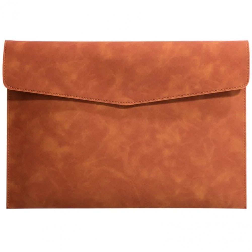 Carpeta De Archivos, Porta Documentos A4 De Cuero PU, Organizador De Archivos, Estuche De Cartera De Sobres para Hogar, Escuela, Oficina, Papelería