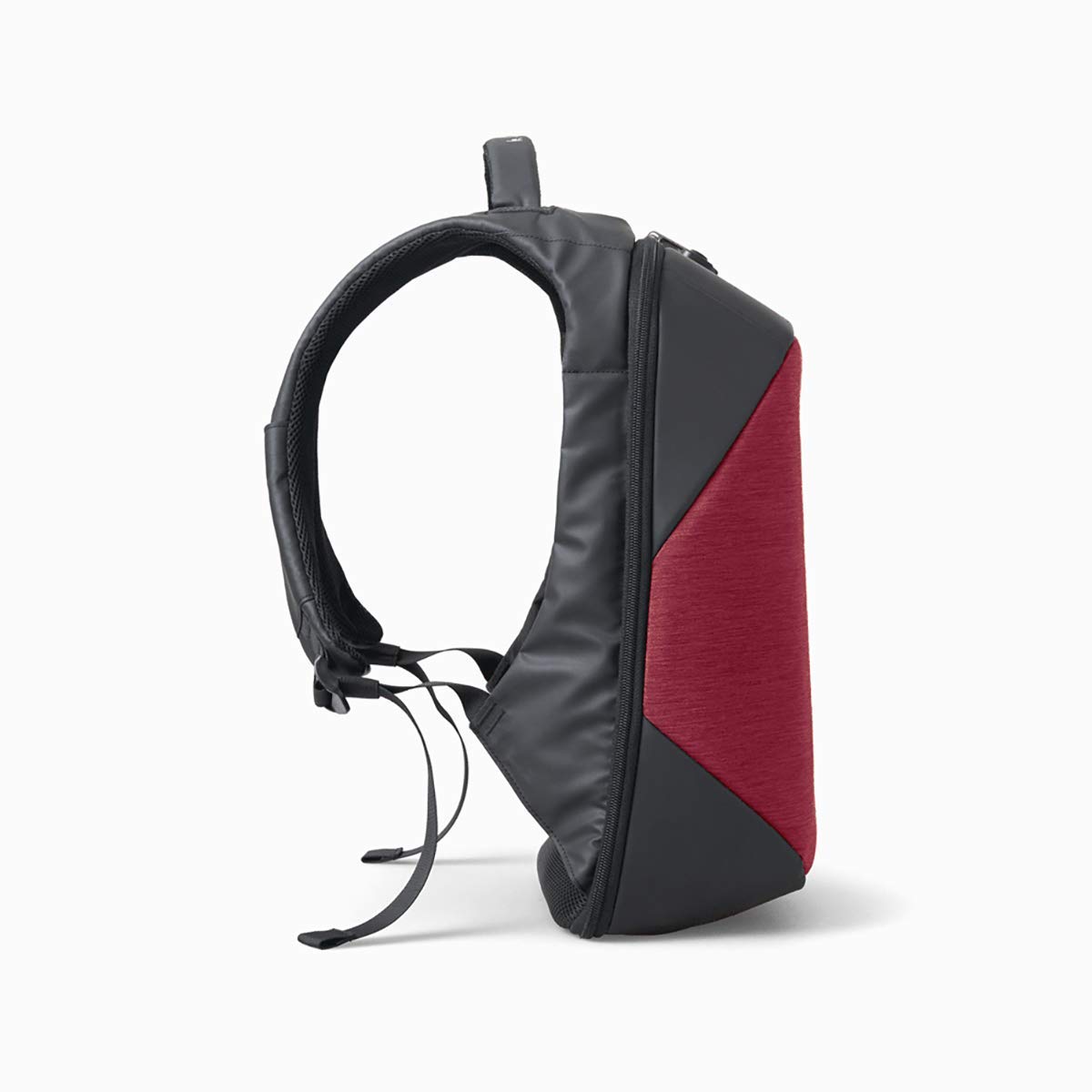 Intempo Zaino Antifurto Versatile Tekniko Big in Tessuto Idrorepellente Antistrappo, Cavo Telescopico Antifurto, Chiusura con Combinazione, Presa USB Esterna, Dimensioni 34 x 46 x 16 cm, Colore Rosso