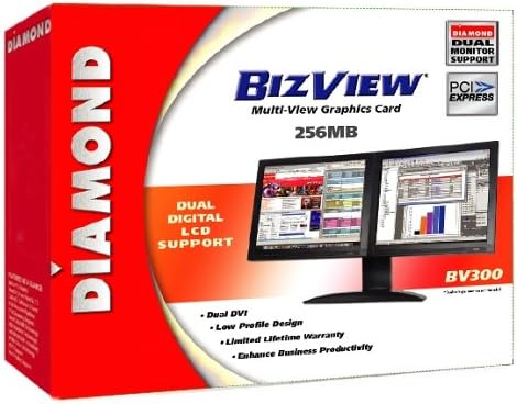 Diamond BizView BV300 PCI Express 256MB Multi View Graphics Card