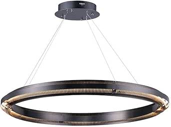 ET2 Lighting E24344-BGM Echo - 39.5 Inch 56W 1 LED Pendant, Brushed Gunmetal Finish