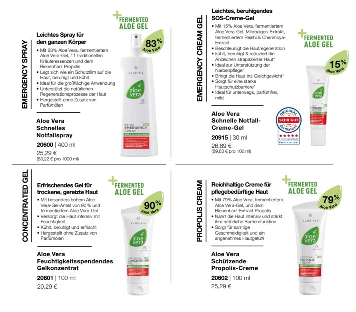Kit de soins spéciaux à l'aloe vera (SOS)