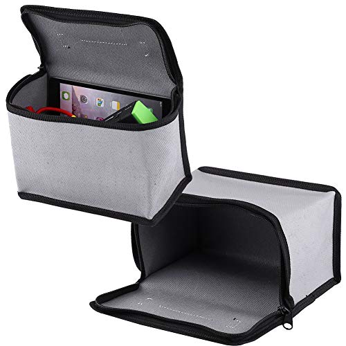 Dilwe Lipo Battery Safe Bag Explosionsgeschützter Batteriekoffer zum Schutz des Sicherheitskoffers 215x115x155mm, Zubehör für Modellflugzeuge