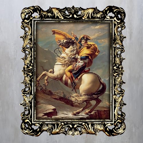 Image of Black 11x14 Picture Frame Ornate Gothic Vintage Antique Baroque