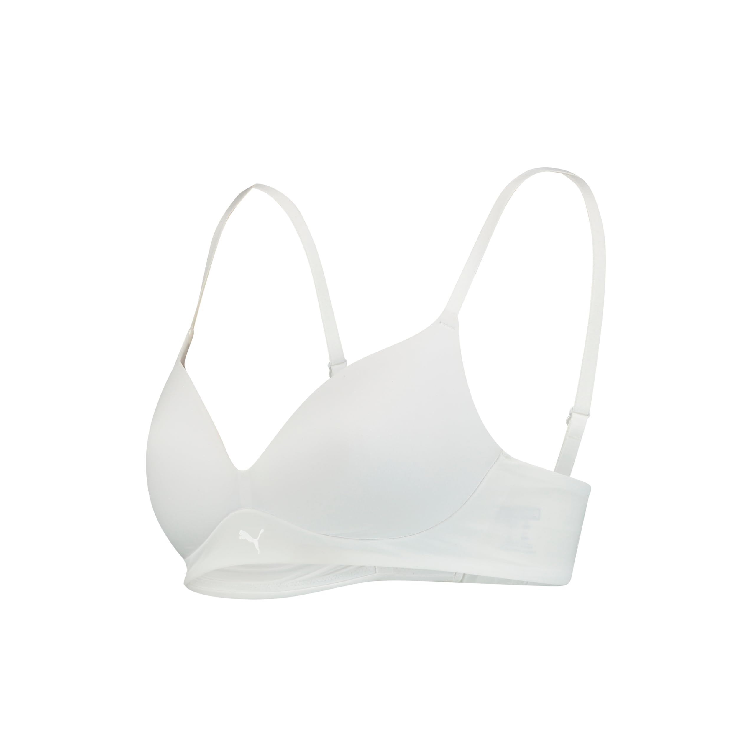 PUMA Damen Bra Unterwäsche, Weiß, 75C EU – Ansicht 2