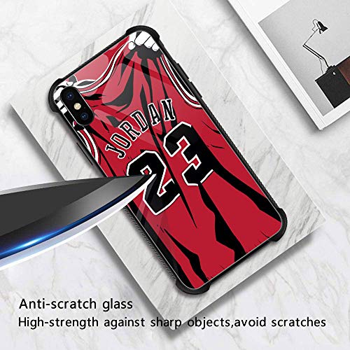 Iphone Xs Max Case,Red Clothes Comics Iphone Xs Max Cases For Girls Men Boy,Shockproof Non-Slip Tempered Glass Pattern Design Case For Apple Xs Max 6.5-Inch #TOP2