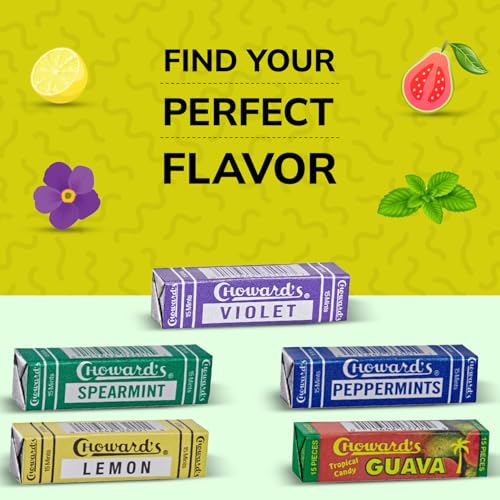Choward's Lemonmint | Unique Aromatic Flavors of Mint for Everyday Freshness | Perfect for Travel, Sharing, and Gifting | Distinctive Taste in Convenient Packaging | (24 pack per box)