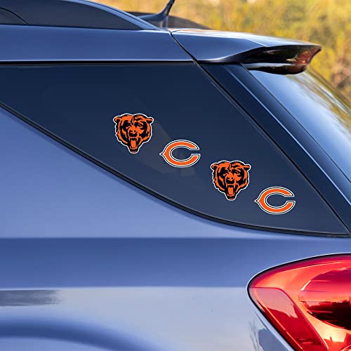 Rico Industries Nfl Cleveland Browns Die Cut 4-Piece The Quad Sticker Sheet #TOP2