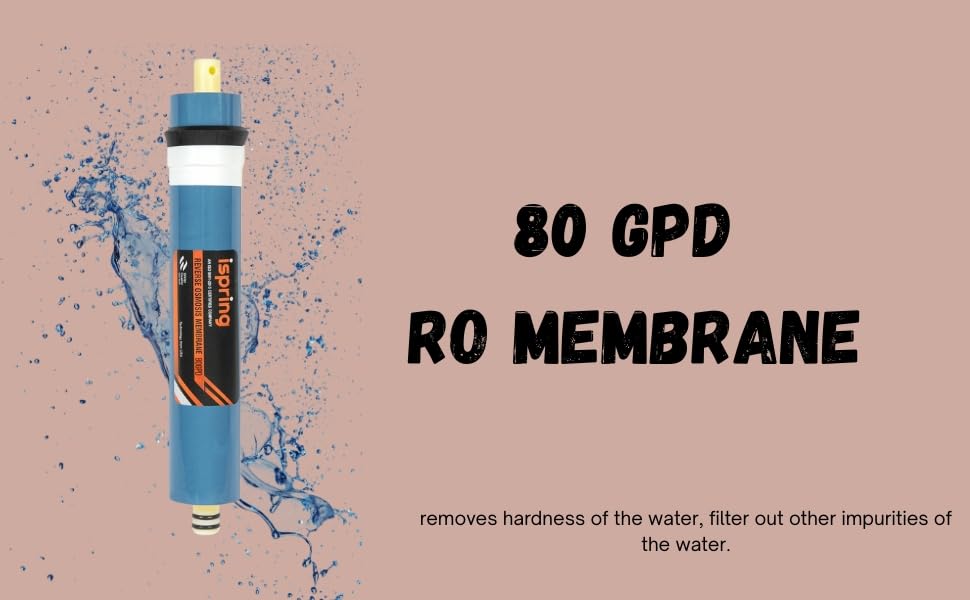 Image of iSpring Complete RO Service Copper Filter Kit of 80 GPD Membrane, Inline, UF, Mineral with All Accessories