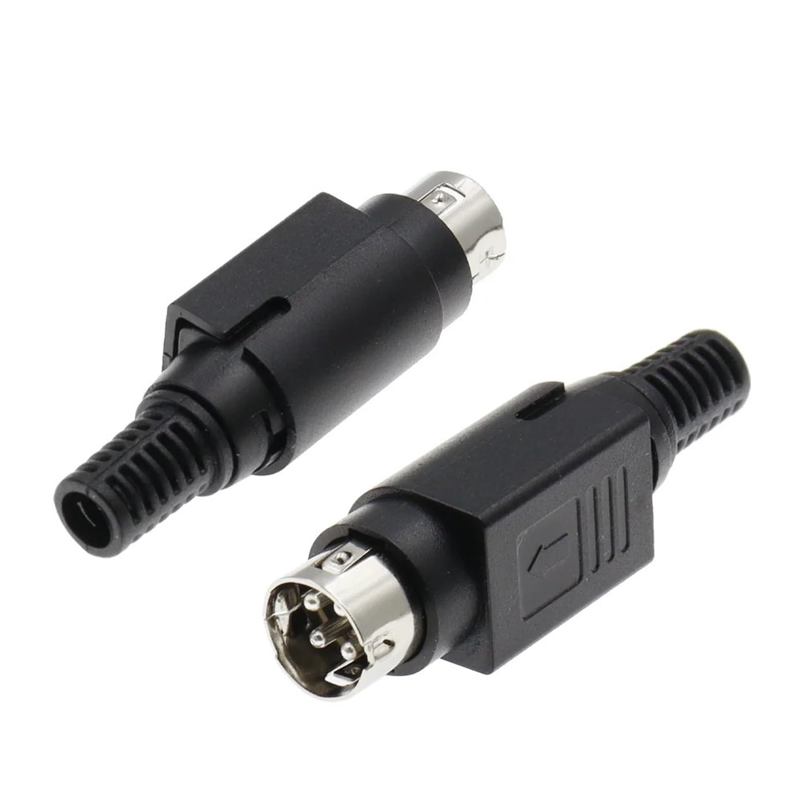 Adaptador DIN 3/4 pines macho con terminal S para fuente dual CC que evita cortes de energía eléctrica 6