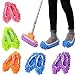 Produktbild QICI 5 Paare Staubmopp Wischmop Bodenreiniger Hausschuhe Schuhreinigung Komfortable waschbar,Polieren Staubwischen reinigen
