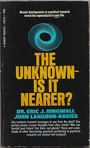 The Unknown-Is it Nearer? B002BIIWHM Book Cover