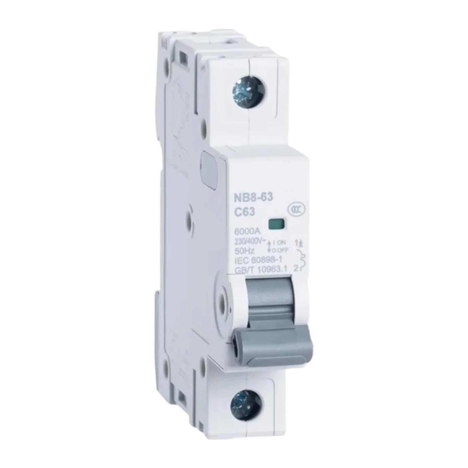 Interrupteur pneumatique NB8-63 4P 6A pour tableau électrique domestique