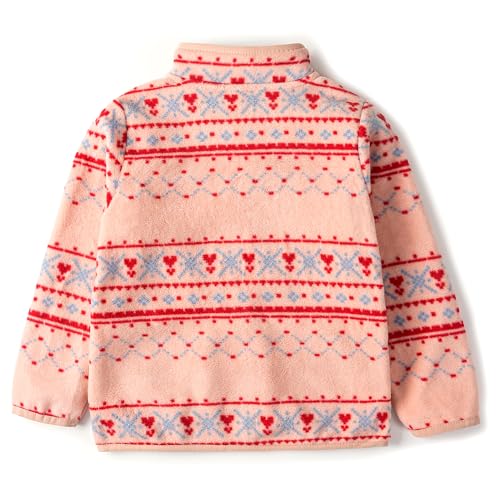 Image of Toddler Boys Girls Fleece Jacket Lightweight Fall Spring 2-12 Years | Soft Anti-Pilling Fleece, Easy Zip-Up, Hand-Warm Pockets, Windproof Stand Collar, Wear Alone or as Layer, Ideal for School