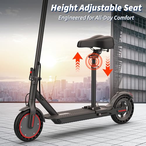 Electric Scooter for Adults, 350/500W Motor, 19/22MPH, 16-31