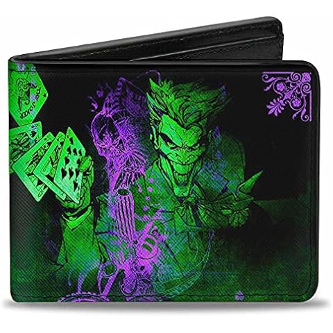 Cartera Bifold Joker con Hebilla de PU Cover