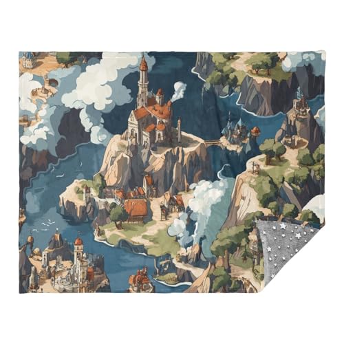 KLL Throw Blanket for Couch & RPG Battle Map 50x70 Inches