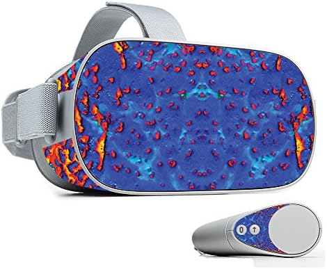MightySkins Skin Compatible with Oculus Go Mobile VR - Melting | Protective, Durable, and Unique Vinyl Decal wrap Cover | Easy to Apply, Remove, and Change Styles | Made in The USA