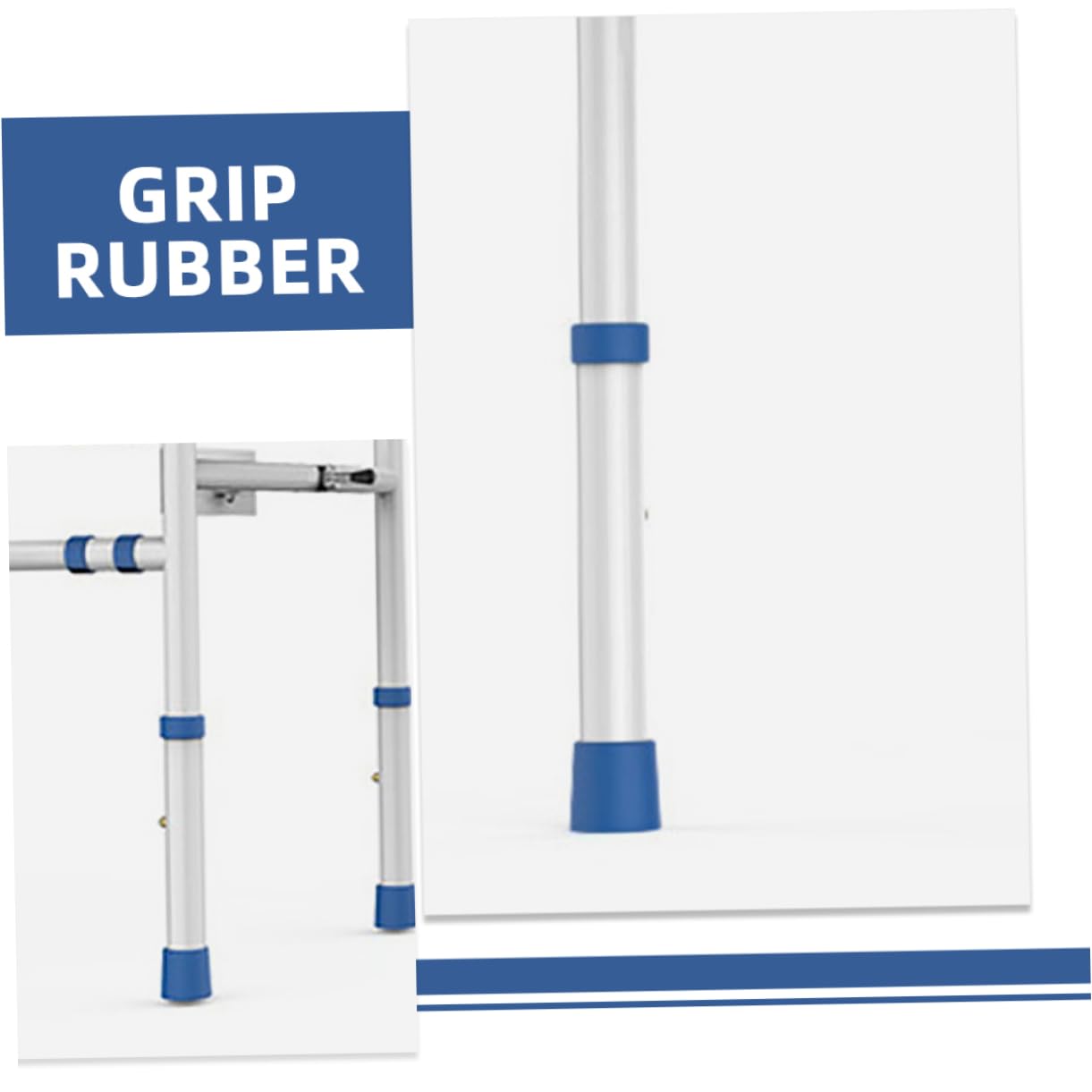 IWOWHERO Rubber Tips for Canes Trekking Pole Tip Protectors Anti-Slip Crutch Pole Covers Crutch Accessories