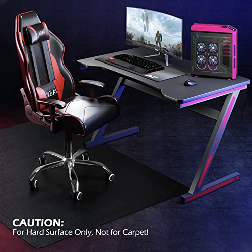 Sallous Office Chair Mat For Hard Floors, 75" X 60" Extra Large Chair Mat For Hardwood Floor, Vinyl Desk Chair Mat For Hard Surface, Multi-Purpose Chair Mat For Home Office (Black) #TOP4