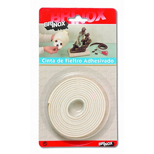 Brinox B62730B Filzgleiter, weiß, 19 mm x 2 m