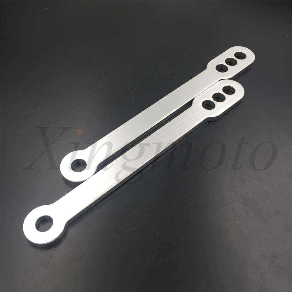 Motorcycle Bike Silver Lowering Links for Kawasaki Zx6R Zzr600 Zx9R Zx12R 6R 9R