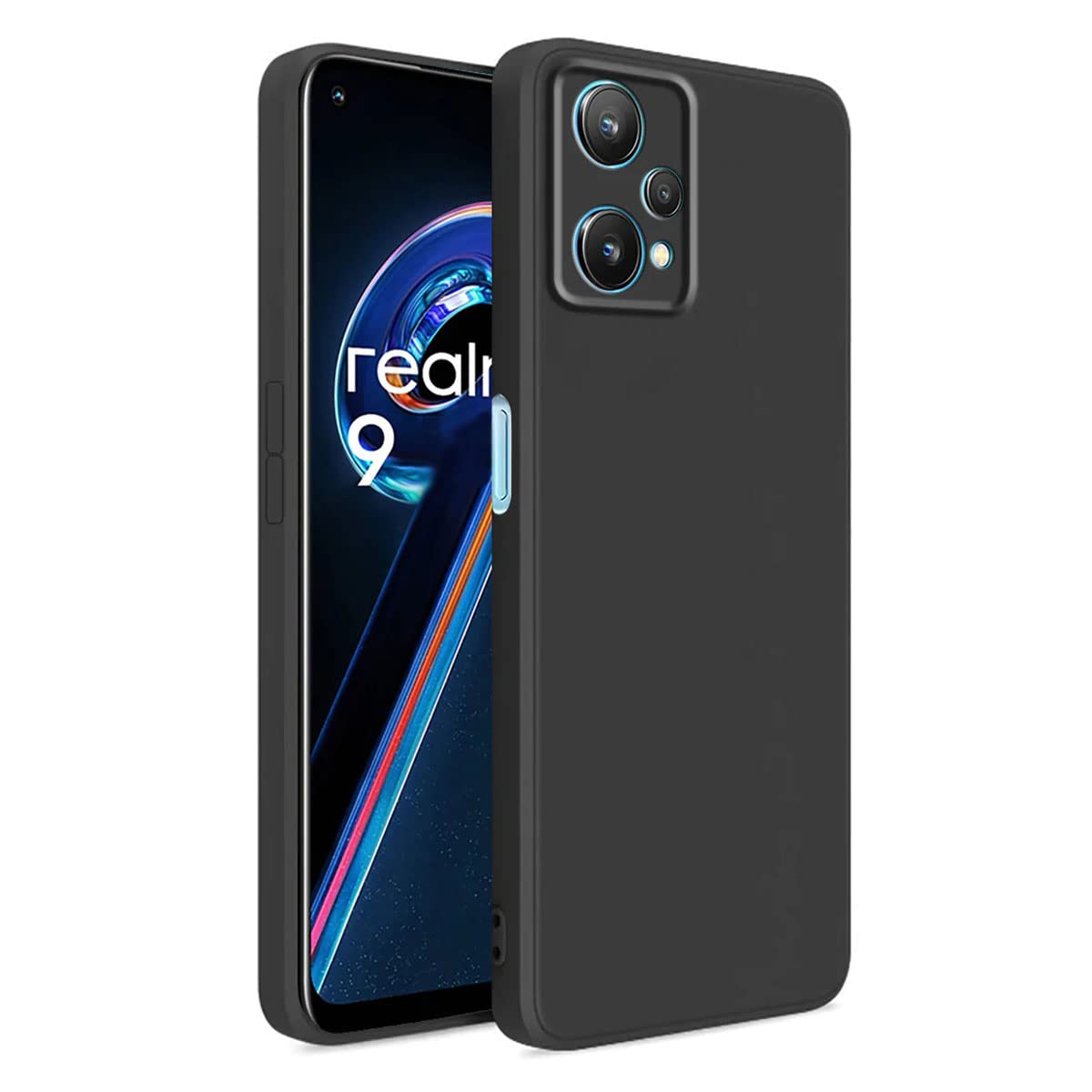 LIRAMARK Silicone Soft Back Cover Case for Realme 9 Pro 5G (Black) LIRAMARK Silicone Soft Back Cover Case for Realme 9 Pro 5G (Black)