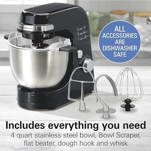Hamilton Beach 4 Quart Electric Stand Mixer With 7 Speeds - image 7