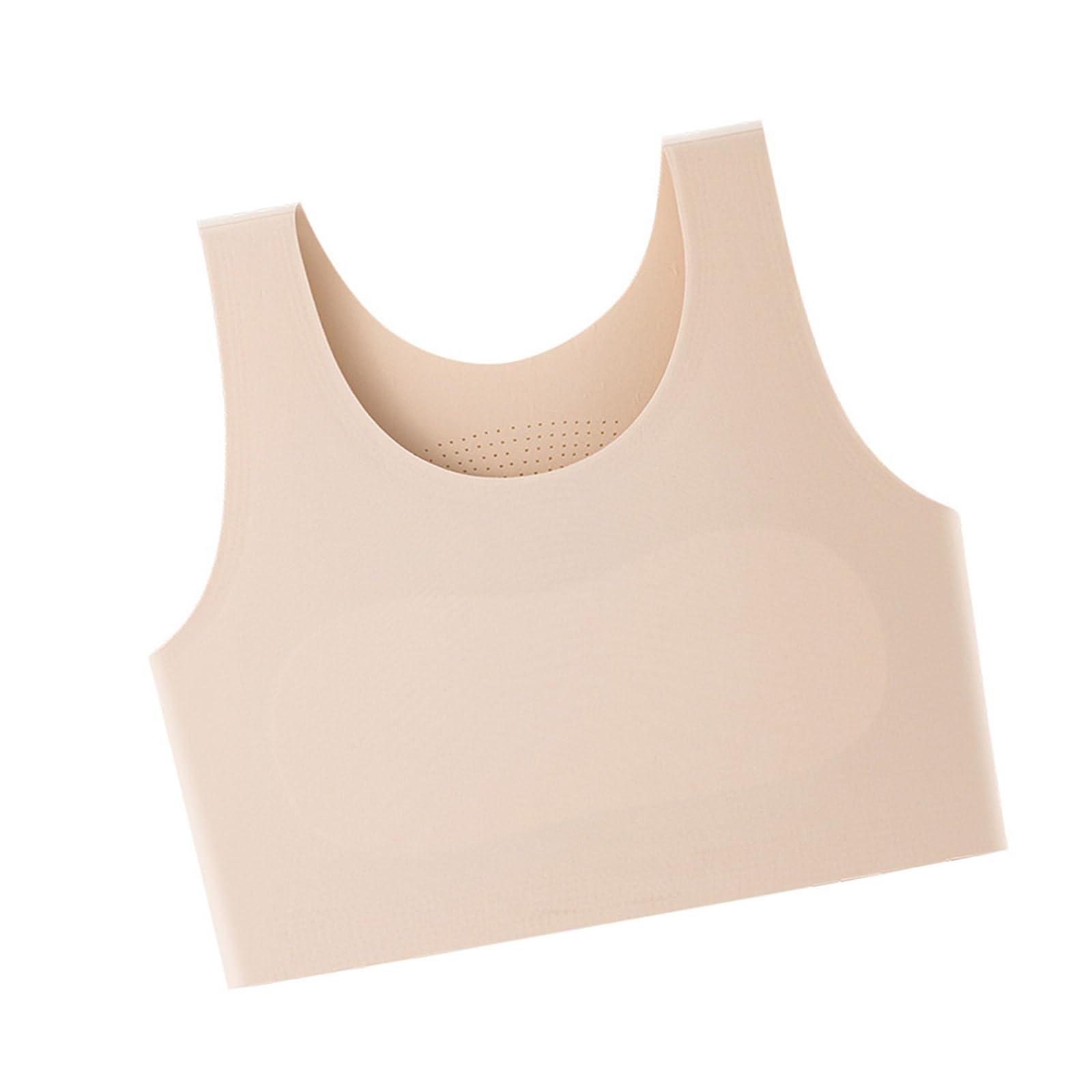 APGLSXY Seamless Invisible Bralette Chest Binder Transgender FTM Tran Elastic Bra Pullover Tanks Transgender Ftm Women Breathable Tanks