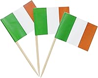 Vista 23 de 100 piezas de banderas de Brasil brasileñas pequeñas con palillos, decoración para mini cupcakes, toppers para cupcakes, banderas de comida