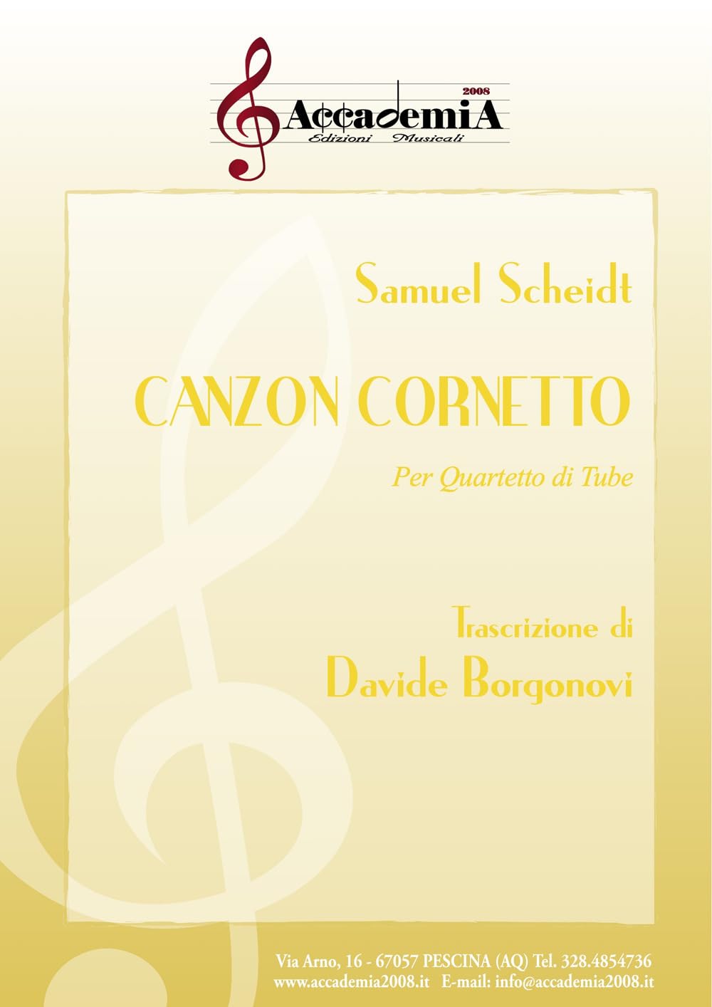Canzon cornetto per quartetto di tube musique de chambre